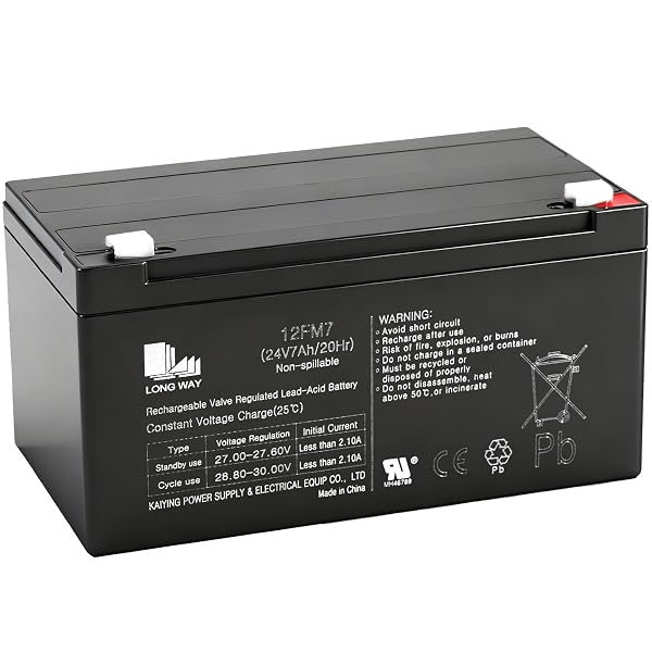 FACJOYMOOU 12FM7 24V7AH/20HR 24 VOLT BATTERY FOR KIDS...