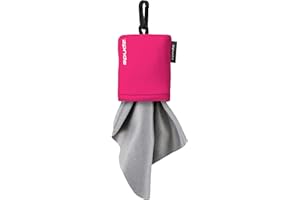 SPUDZ Classic | Microfiber Cloth Screen Cleaner and Lens Cleaner | Open Bottom | Hot Pink | 10 x 10 Inches