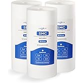 5 Micron Polypropylene Whole House Water Filter Cartridge 10" x 4.5" | 3 Pack Sediment Water Filter Replacement for DGD-5005, 155357-43, FP15B, SDC-45-1005, CMB-510-HF, PP10BB, HD-950A, W15-PR
