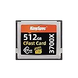 KingSpec MIXAGE 512GB CFast 2.0 Memory Card, Media