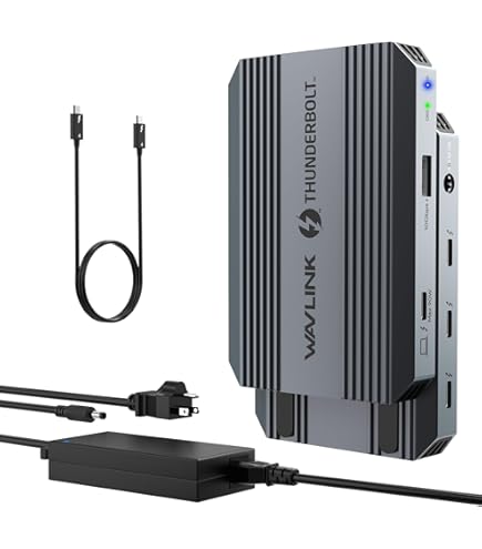 OWC Hub Thunderbolt 5, 3 portas Thunderbolt 5, porta USB-A, até 80