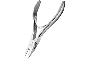 FERYES Toenail Clippers Straight Blade for Thick Toenails, Nail Clippers for Thick and Ingrown Nails - High Temperature Forging Stainless Steel Toe Nail Tools
