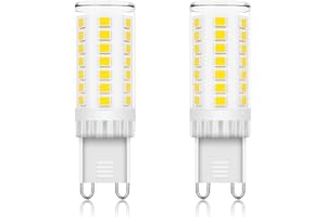 DUMILOO G9 LED Bulb Dimmable for W10709921 Whirlpool Microwave Oven, Daylight White 6000K, Compatible with K-itchenaid Jenn-air Whirlpool Ma-ytag, 25W 40W Microwave Light Bulbs Replace for W10112515 (2 Pack)