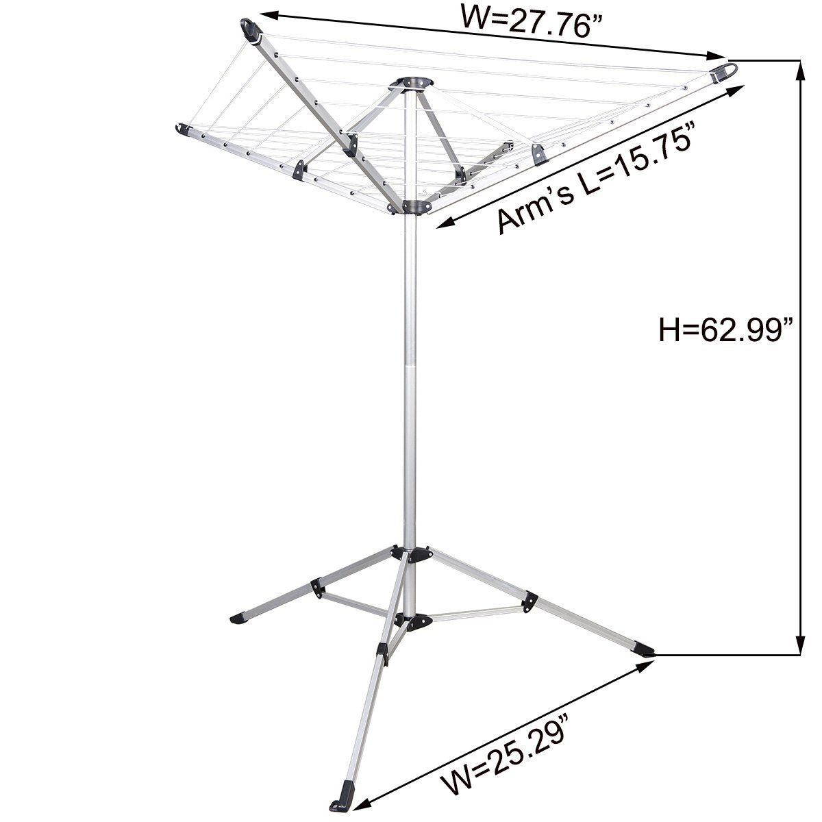 Drynatural Foldable Umbrella Drying Rack Clothes Dryer for Laundry 4