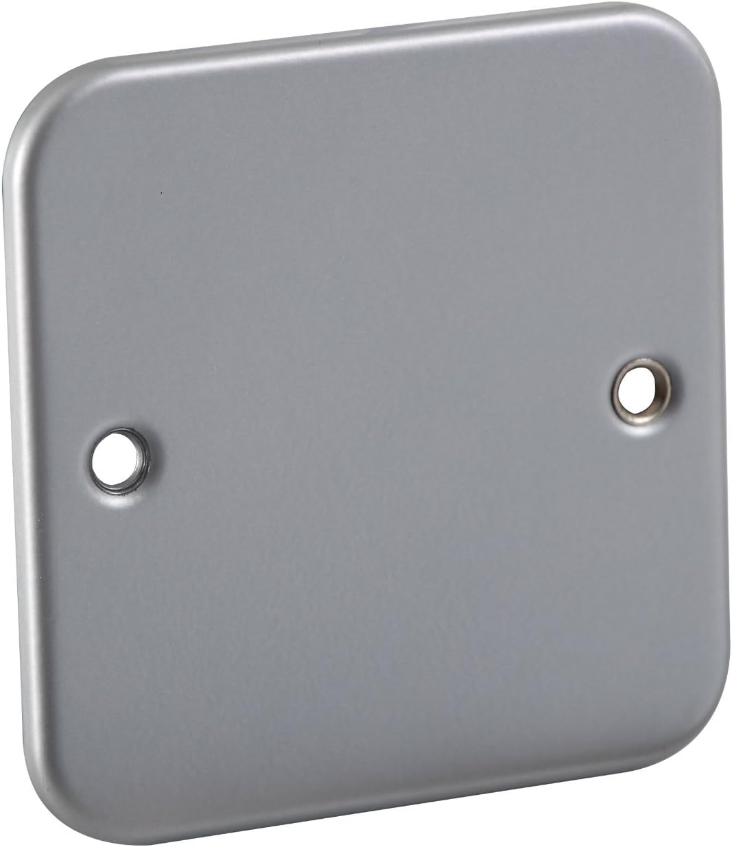 Metal Clad 1G Blanking Plate, Grey