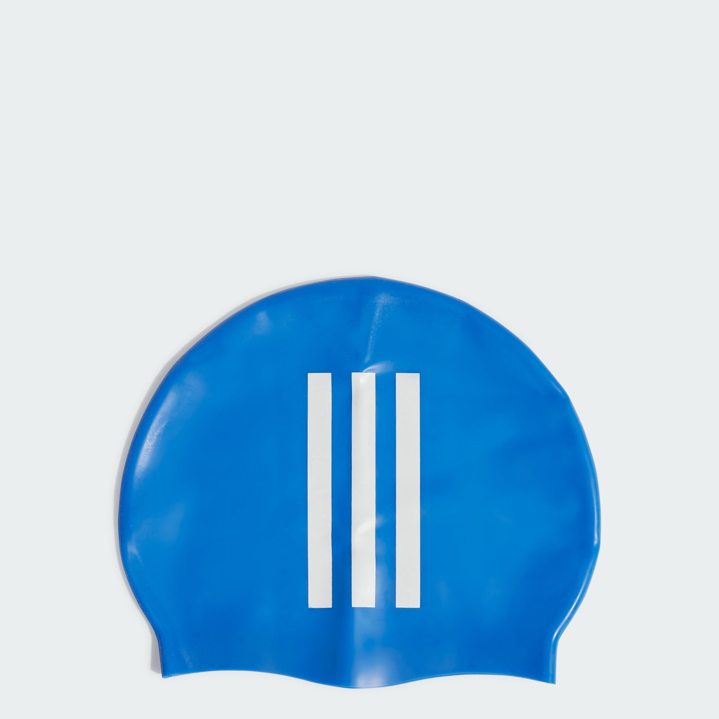 Adidas Unisex adidas 3-Stripes Swim Swimming Cap, bright royal/white, One size