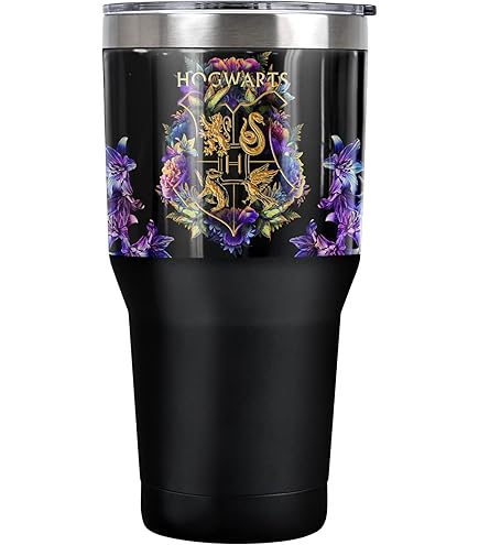 Amazon.com | Harry Potter Hogwarts Colored Floral Crest