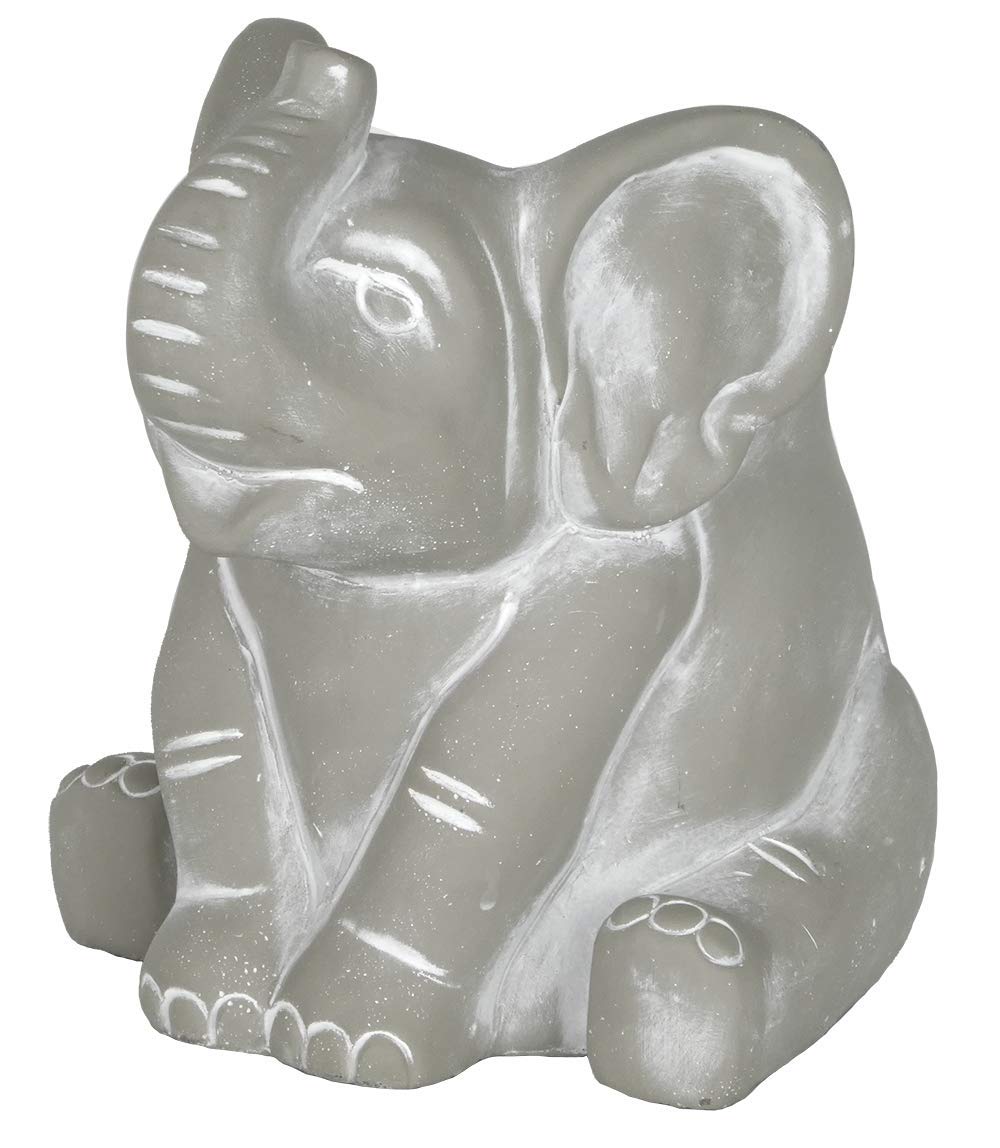 Classic Home and Garden Elephant Planter, Natural, S