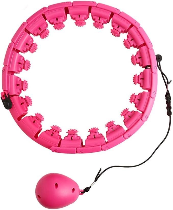 Weighted Smart Hula Hoop for Adults and Kids 24 Detachable