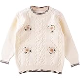 Danny D Boys Girls Cute Pattern Knit Pullover Sweater Kids Fall Winter Long Sleeve Warm Tops