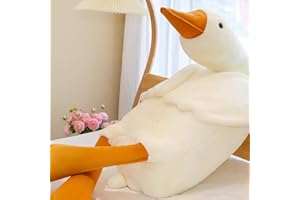 Ryttir 35 Inch 15% Chubbier Big Goose Stuffed Animal,Soft Weighted Goose Plush Stuffed Goose Pillow for Kids and Adults - Perfect Goose Gifts for Cuddling and Room Decoration