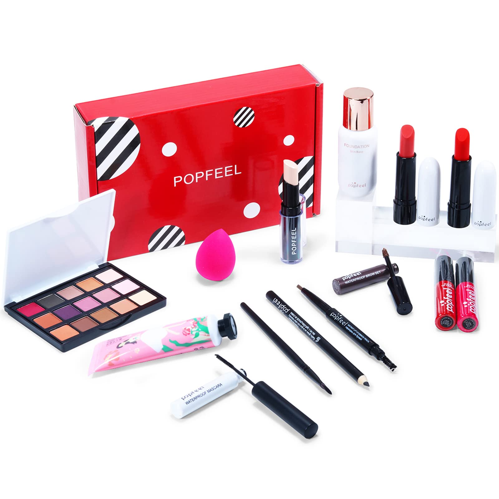 TEMU-SC 14Pcs Makeup sets for women, Make up set for teenage girls, Cosmetic Make-up Starter Kit With Gift Box