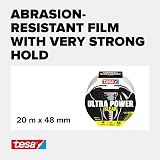 tesa Ultra Power Clear Super Duct Tape 20m x 48mm Transparent Weather Resistant view 3