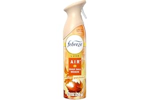 Febreze Air Mist Air Freshener Spray, Odor-Fighting Room Spray, Air Fresheners for Home and Bathroom and Kitchen, Aerosol Can, Crisp Fall Breeze Scent, 8.8oz, 1 Count