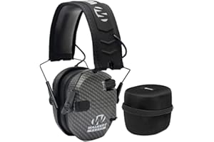 Walker's Game Ear Razor Slim Electronic Lightweight Shooting Hunting Range Hearing Protection Muffs Bundle