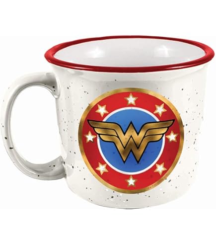 Amazon.com | Wonder Woman Character Ceramic Coffee Mug, Novelty Gift Mugs  for Coffee, Tea and Hot Drinks, 11oz, White: Coffee Cups & Mugs