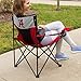 Logo Brands NCAA Alabama Crimson Tide Elite Chair, Unisex Adult Chair with Two Cup Holder, One Size, Team Color