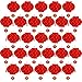 Pangda 30 Packs 8 Inch Chinese Red Paper Lanterns for 2025 Chinese New Year Decorations, Spring Festival Decoration to Drive off Bad Luck