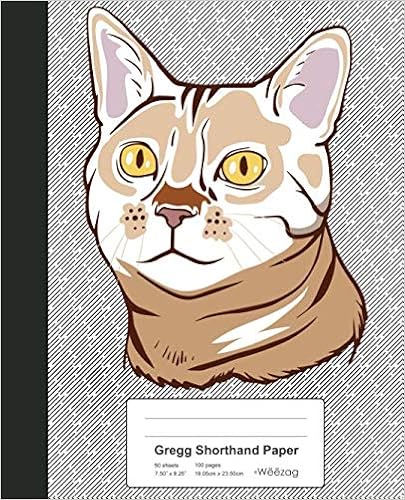Gregg Shorthand Paper: Notebook Bengal 