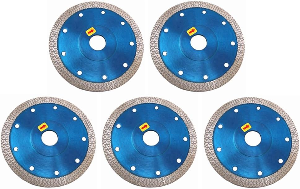 4.5-7/8-Inch Diamond Saw Blade for Cutting Granite Ceramic Marble Porcelain Tiles (pack of 5)