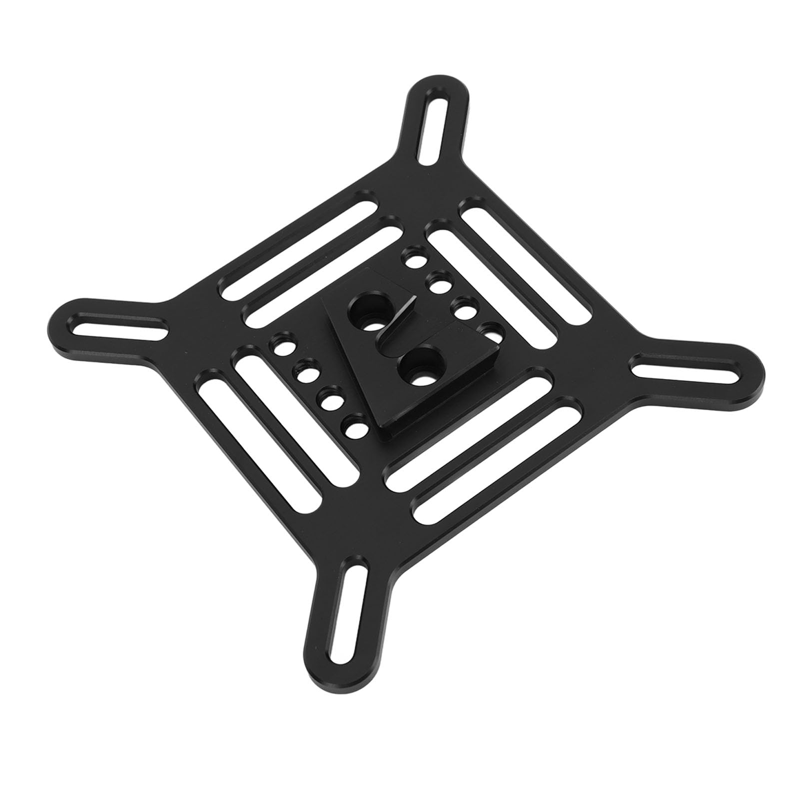 Universal VESA Adapter Bracket for DSLR Cameras/Camcorders, 1/4 Inch Mount, Photo and Video Shooting, Attaches to Monitor Stands for Overhead Placement, 75x75mm and 100x100mm