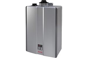 Rinnai RU199iN Condensing Tankless Hot Water Heater, 11 GPM, Natural Gas, Indoor Installation