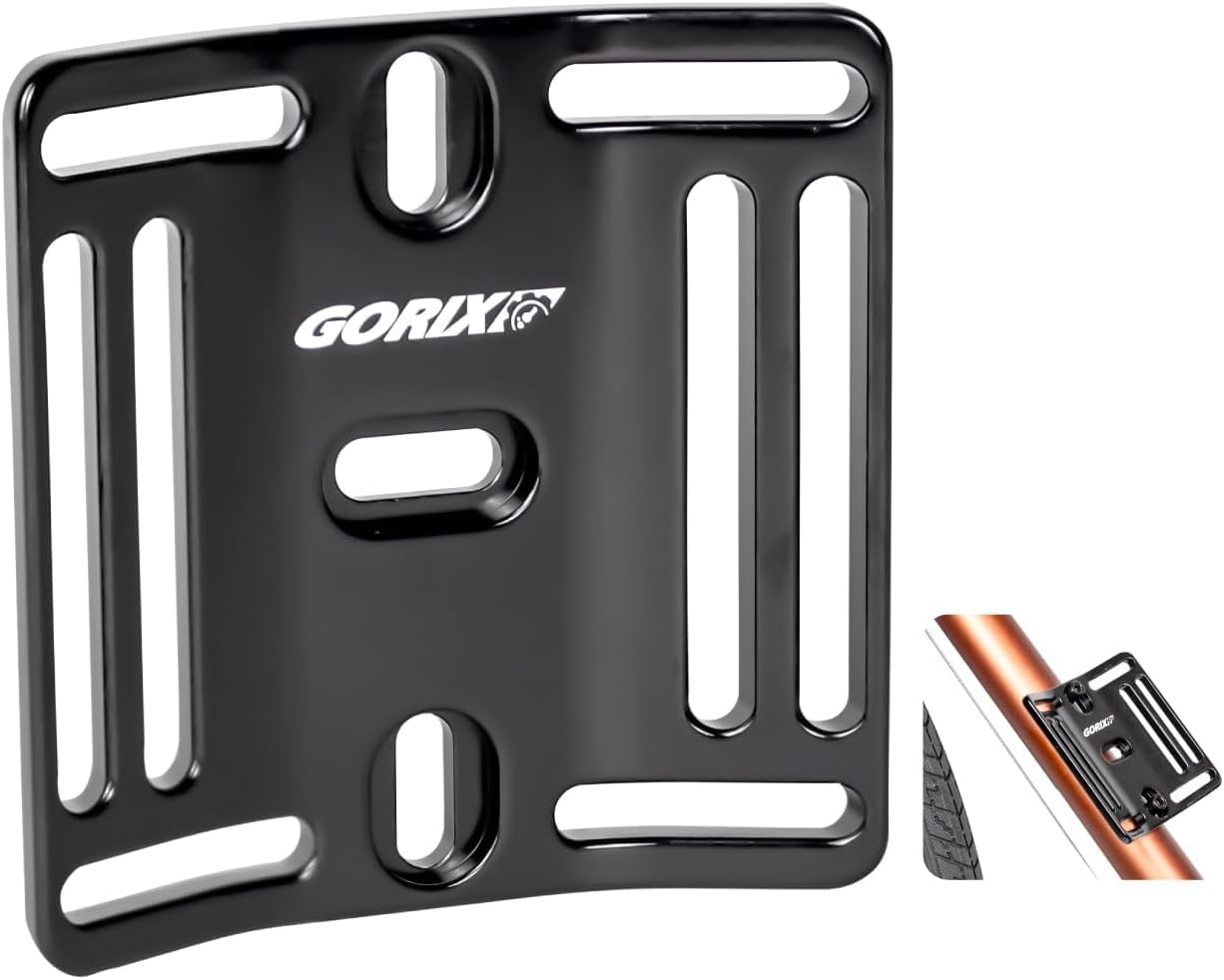 GORIX Bike Front Fork Multipurpose Cage Universal Mount Bottle Cage Large Bikepacking Bike Bag (G.Eureka)