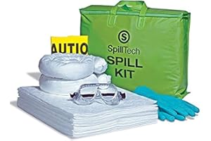 SpillTech Oil-Only Tote Bag Spill Kit, 27 Pieces (SPKO-Tote)