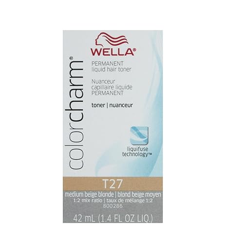 Amazon Com Wella Color Charm Permanent Liquid Hair Toner T27
