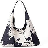 YFGBCX Leopard Tote Bag for Women Cheetah Purse Brown Vintage Hobo Bag Large Capacity Work Tote Bag