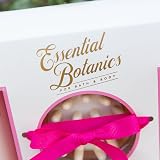 accentra Essential Botanics Bath Set Raspberry Bubble Bath Salts Massage Brush view 4