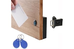 WOOCH RFID Locks for Cabinets Hidden DIY Lock - Electronic Lock with USB Cable for Wooden Drawer Locker Cupboard Gun Box