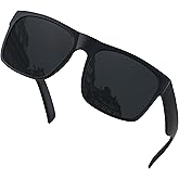 LYZOIT Extra Large Sunglasses for Big Wide Heads Mens Polarized XL Oversized Square Sun Glasses