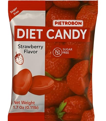 Amazon.com : Strawberry Diet Candy 1.7oz – Sugar Free Hard Candy