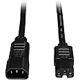 Tripp Lite 6ft Heavy Duty Computer Power Extension Cord 15A, 14 AWG, C14 to C15, Black 6'(P018-006)
