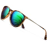 CHBP Polarized Sunglasses for Women Men - Trendy 2025 Vintage Classic Retro Round Mirrored Lens Designer Style