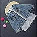 Artfasion Kids/Girls Jean Jacket Toddler Spring Denim Jacket Lace Outwear Cowboy Overcoat(9-10Y)