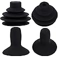 4 Pcs Wheelchair Joystick Button Cap Joystick Controller Knob and Gaiter Black Joystick Knob Button Controller for Electric Wheelchair Mobility Scooter