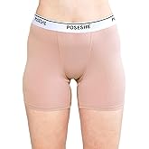 POSESHE Women's Boxer Briefs 6" Inseam, Ultra-soft MicroModal Boyshorts Underwear S-5XL