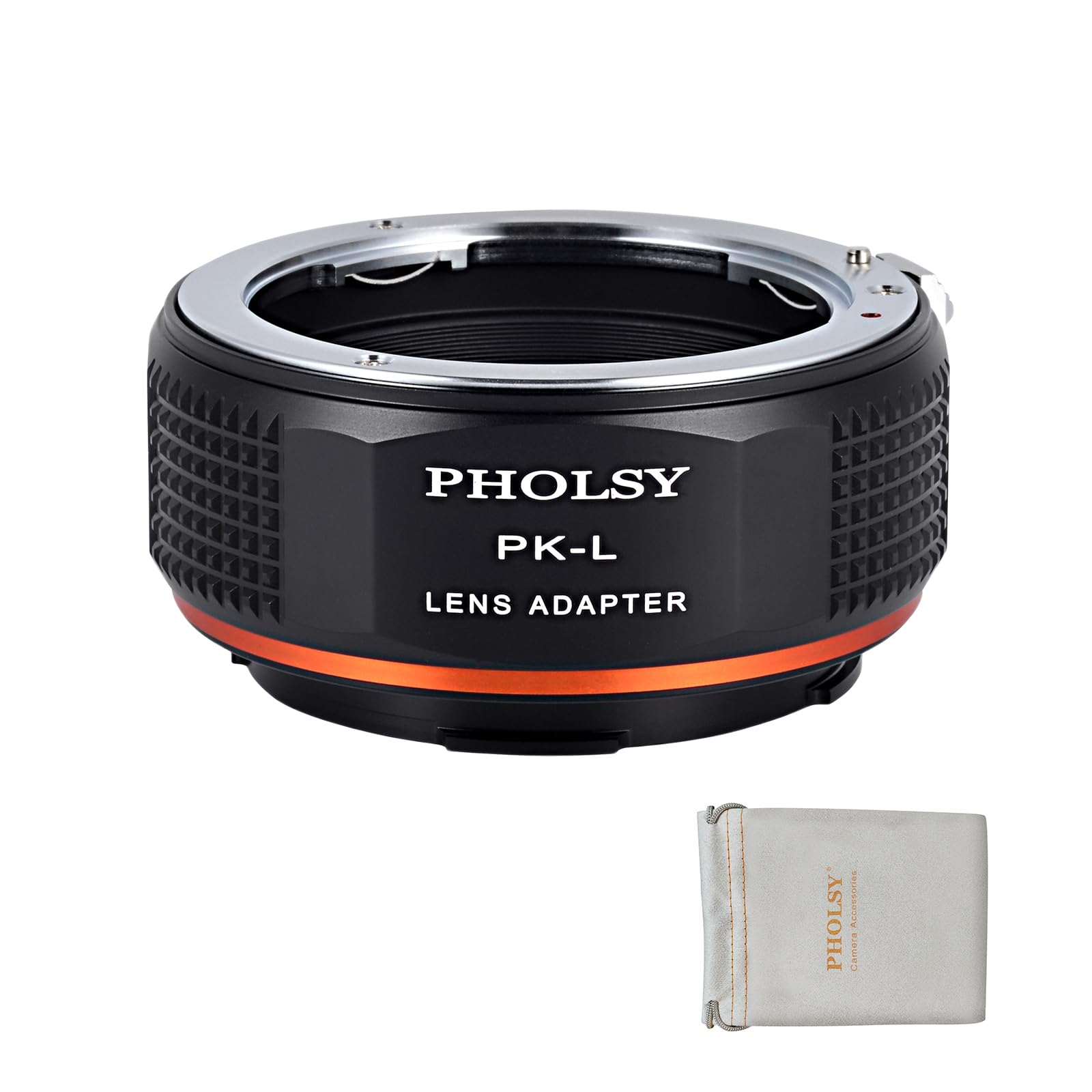 PHOLSY Lens Mount Adapter PK to L Compatible with Pentax K PK Mount Lens to Leica L Mount Camera Body Compatible with Leica SL2, SL2-S, CL, TL2, Lumix S5, S1, BS1H, SIGMA fp, fp L