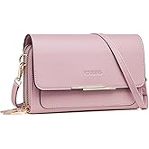 Roulens Small Crossbody Bag for Women,Cell Phone Purse Women's Shoulder Handbags Wallet Purse with Credit Card Slots