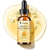 Trisundi&reg; Vitamin C Facial Serum with Hyaluronic Acid &amp; Aloe, Lightweight Hydrating Face Serum for Daily Skincare, Suitable for All Skin Types, 2 fl oz (60 mL)