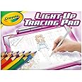 Crayola Light Up Tracing Pad - Pink, Drawing Pads for Kids, Kids Toys, Light Box, Birthday Gifts for Girls & Boys, Ages 6+ [A