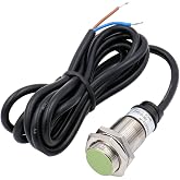 Heschen M18 Inductive Proximity Sensor Switch PR18-5AC Cylindrical Type Detector 5mm 100-240VAC 2-Wire NC(Normally Closed) CE