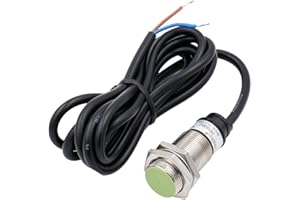 Heschen M18 Inductive Proximity Sensor Switch PR18-5AC Cylindrical Type Detector 5mm 100-240VAC 2-Wire NC(Normally Closed) CE
