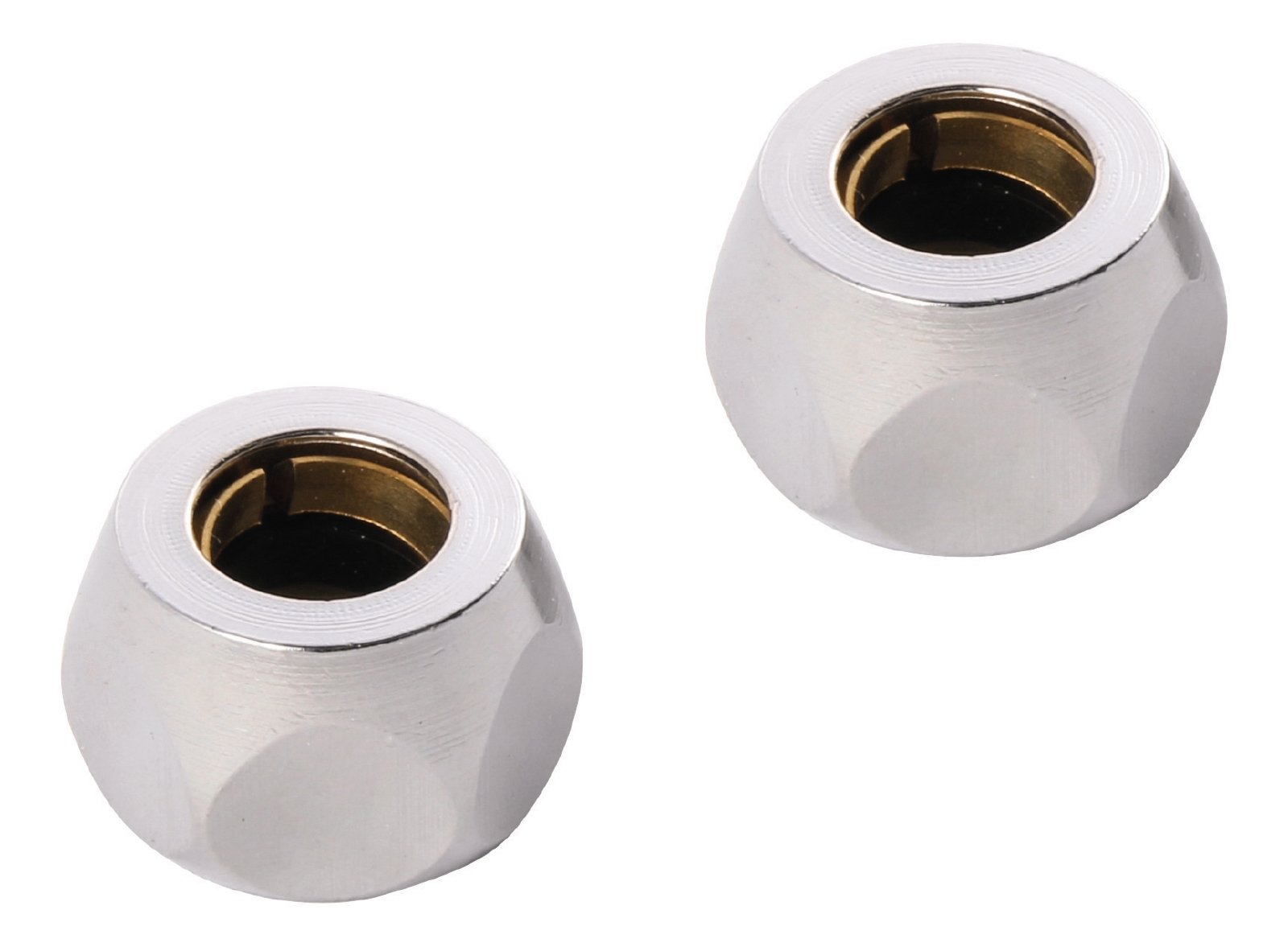 Compression Fitting | Compression Dish Berwurf 3 mm x 8 mm/Set of 2/for Copper Pipes/Connecting Fittings in Chrome Finish, 16210 4