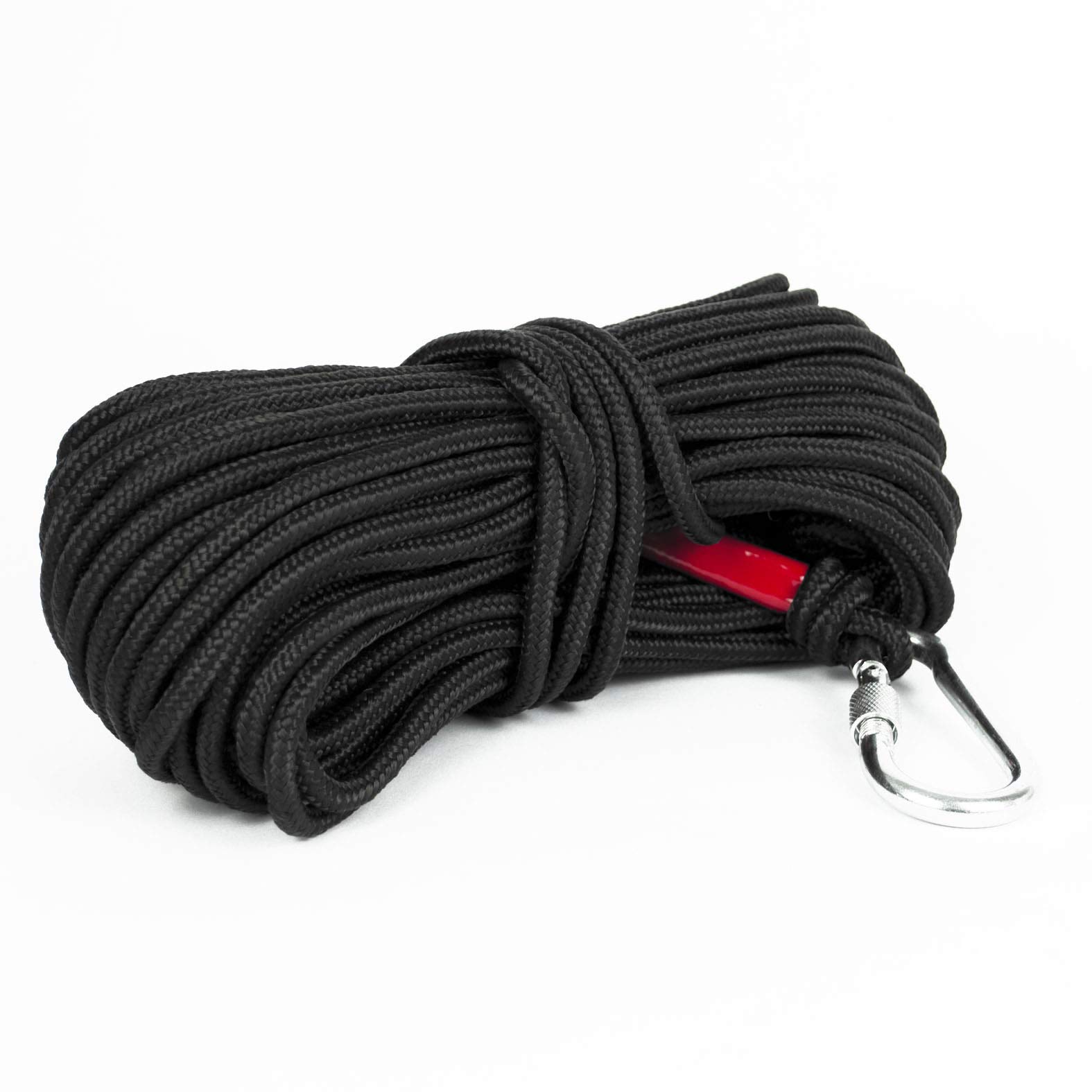 TekBox 20m BRAIDED ROPE Fishing Magnet Cord with Karabiner