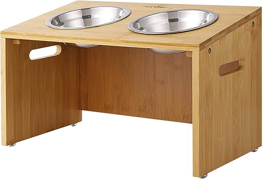 elevated dog bowl holder