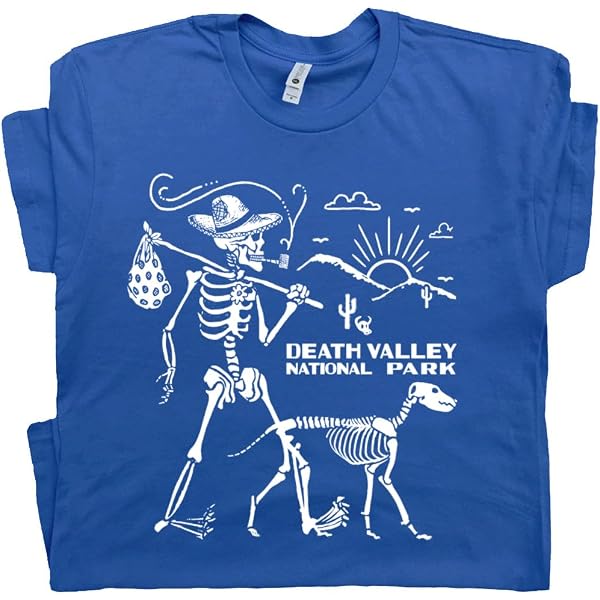 T-shirt Vintage Années 80 Yellowstone National Park - Couleur Bleu Foncé Avec Col Contrasté - Taille XL - Marque Sportswear - Neuf Avec étiquette