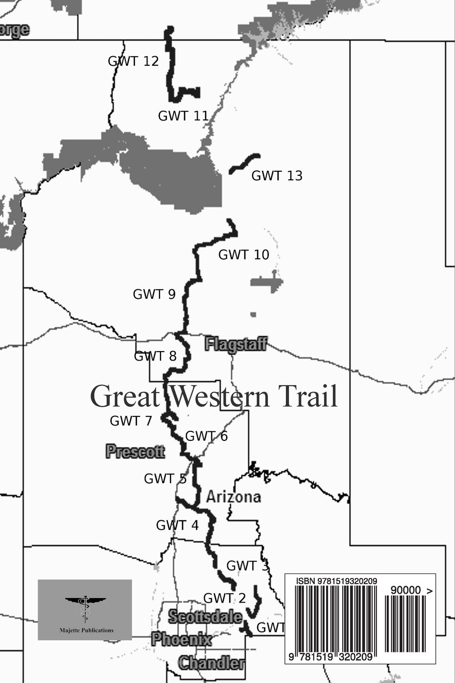Great Western Trail Arizona Map Amazon - Driving The Great Western Trail In Arizona: An Off-Road Travel  Guide To The Great Western Trail In Arizona: Andrews, Raymond C., Andrews,  Jennifer L.: 9781519320209: Books